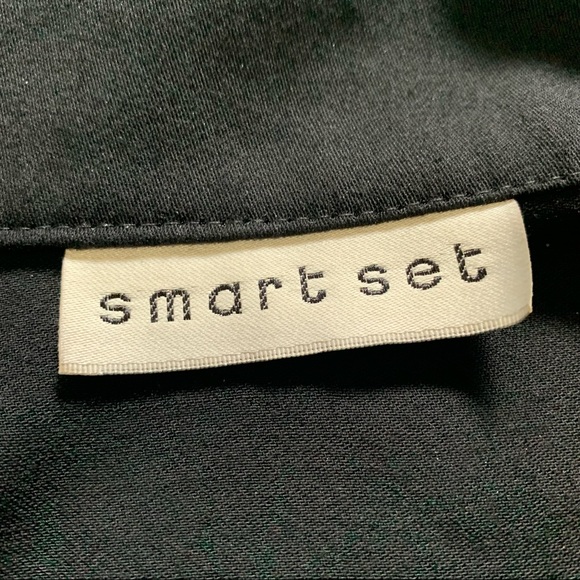 Black Blazer Dress Size 9 Smart Set 99s Retro - Picture 12 of 13